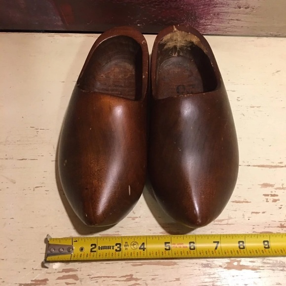 Boho Dutch Wooden Clogs Decorative - Picture 9 of 9